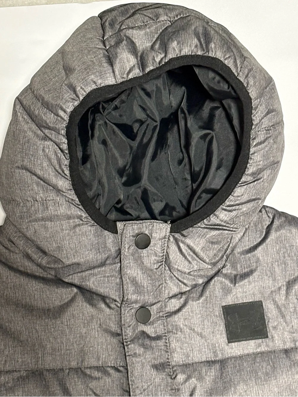 Under Armour Heather Gray Hooded Puffer Vest